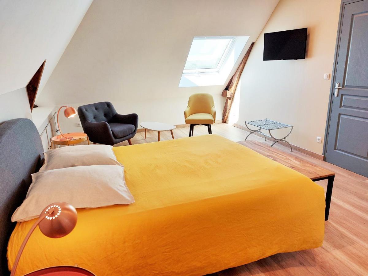 Les Jacquemarts Normands Maison D'Hotes - Guesthouse Belmesnil Quarto foto