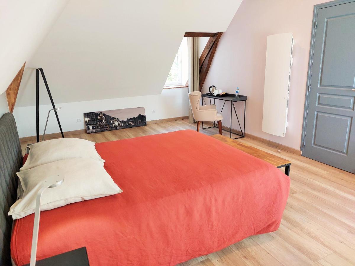 Les Jacquemarts Normands Maison D'Hotes - Guesthouse Belmesnil Quarto foto